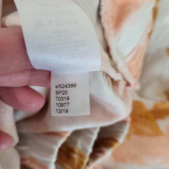 Ann Taylor Watercolor Tie Waist Skirt SZ XL - Picture 7 of 7